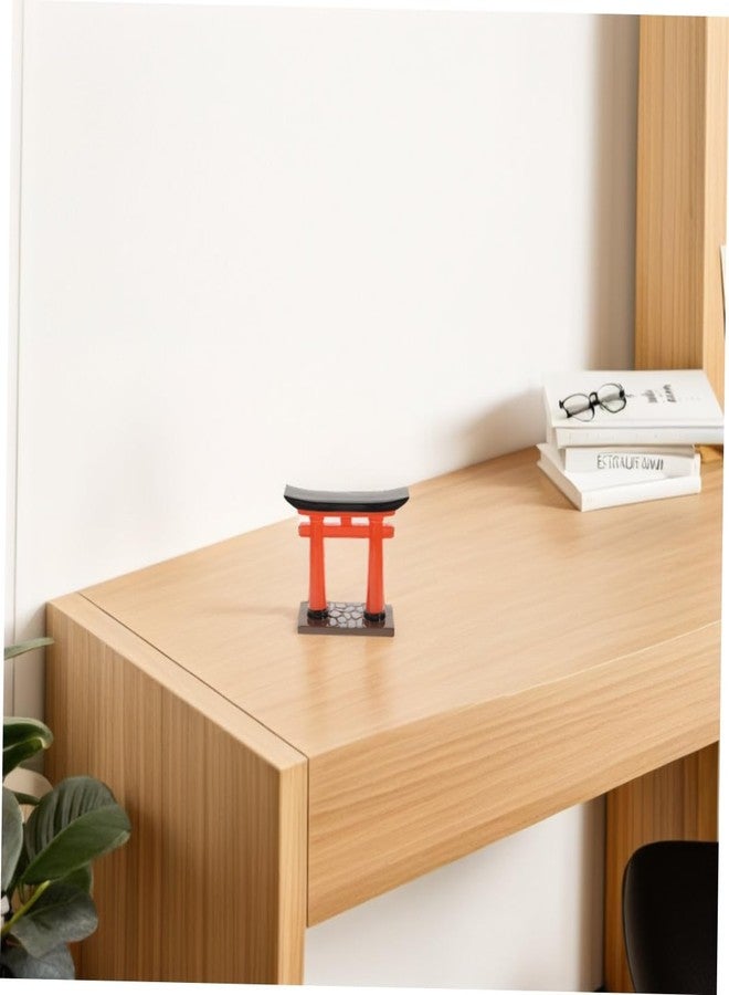 BCOATH Miniature Torii Gate Aquarium Decor Japanese Style Fish Tank Ornament Bonsai Sculpture for Home and Outdoor Micro Landscape Decoration - Image 3